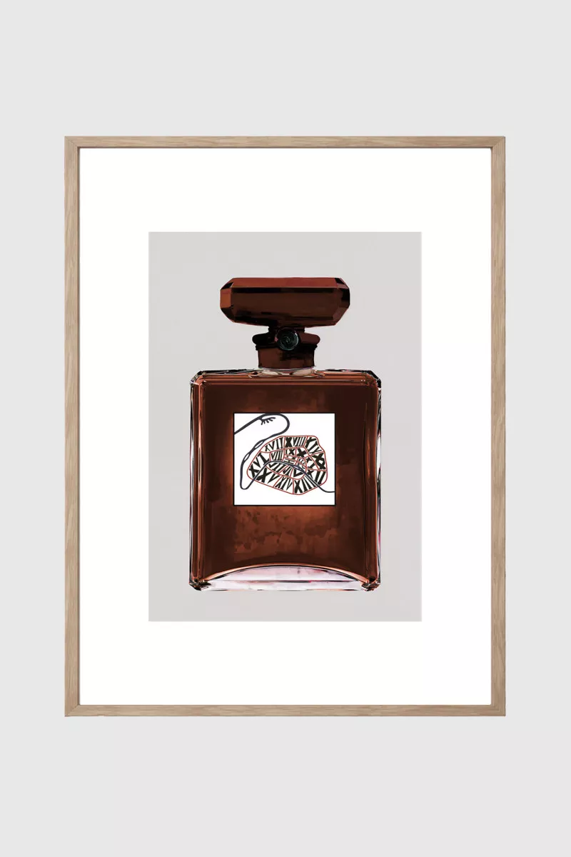 Paris Arrondiscent | Gerahmter Fine Art Print